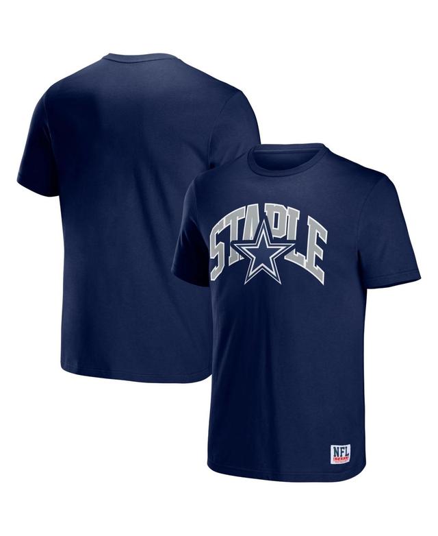 Mens Nfl X Staple Navy Dallas Cowboys Lockup Logo Short Sleeve T-shirt Product Image