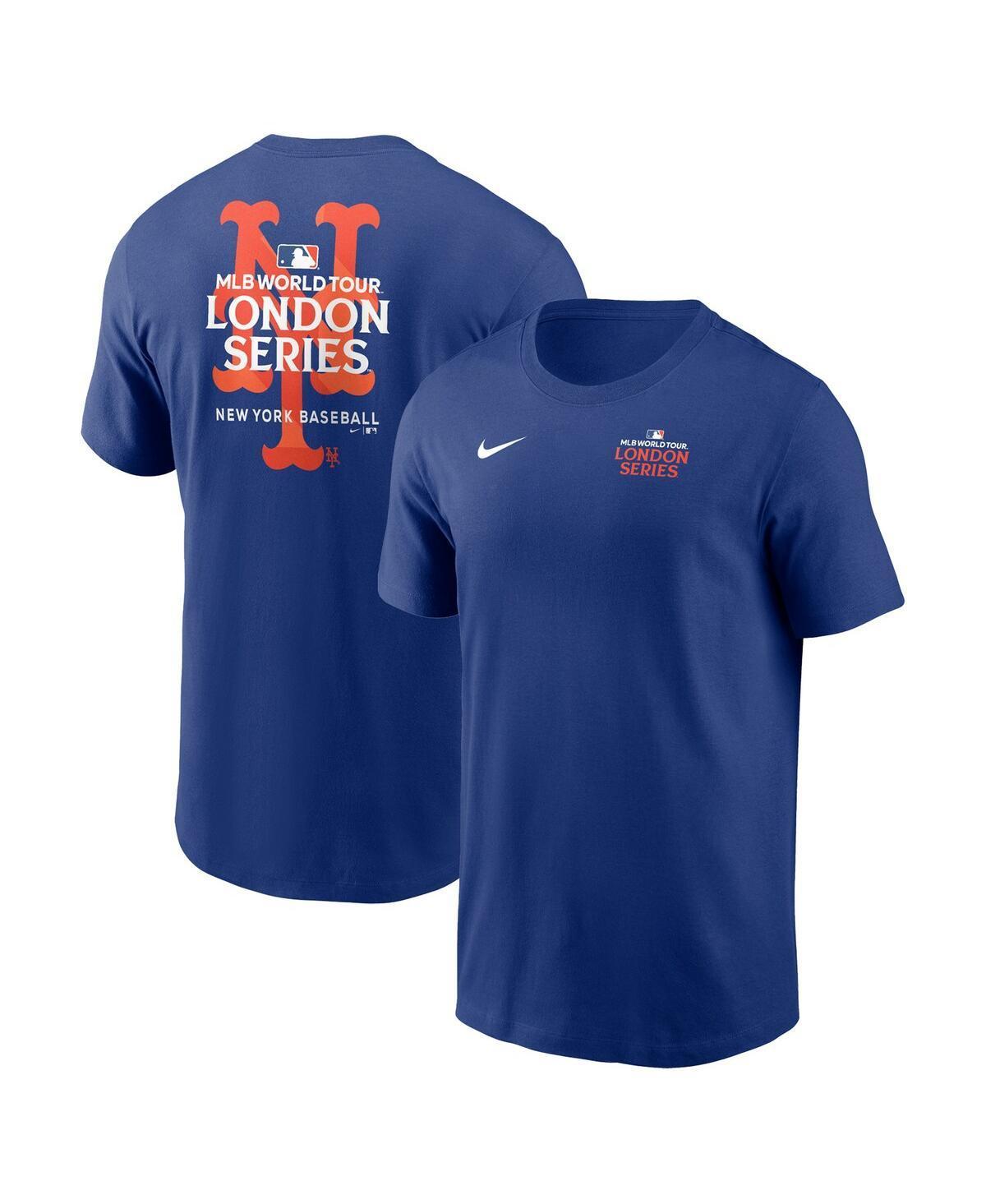 Mens Nike Royal New York Mets 2024 MLB World Tour London Series T-Shirt Product Image