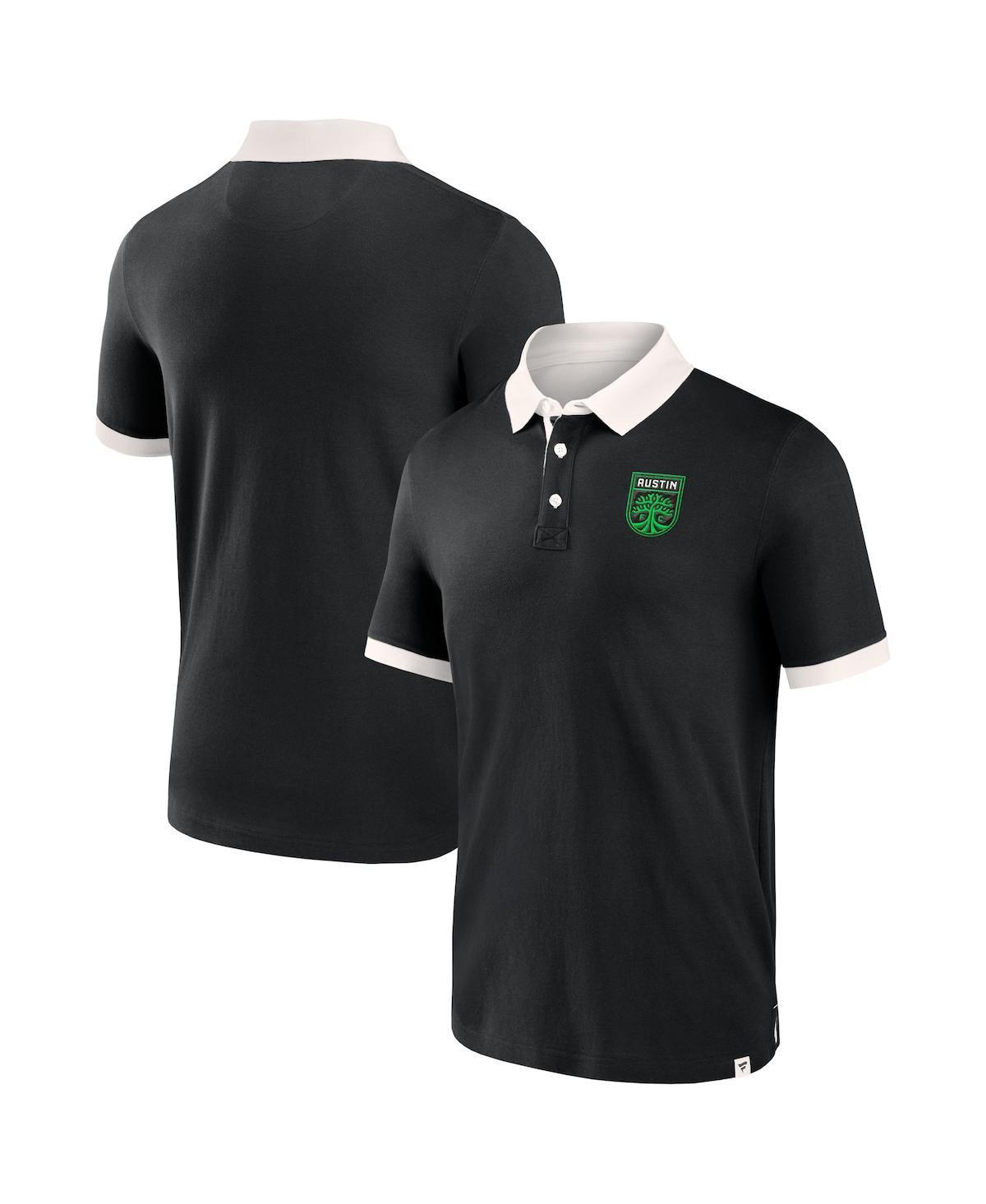 Mens Fanatics Branded Black Austin FC Second Period Polo Shirt Product Image