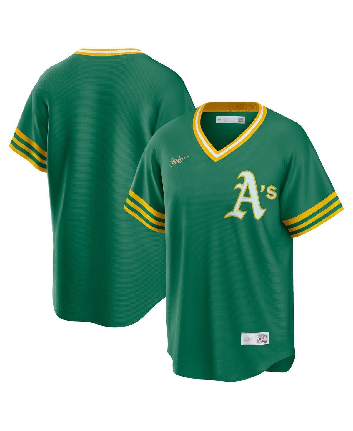 Mens Nike Kelly Green Oakland Athletics Road Cooperstown Collection Team Jersey - Kelly Green Product Image