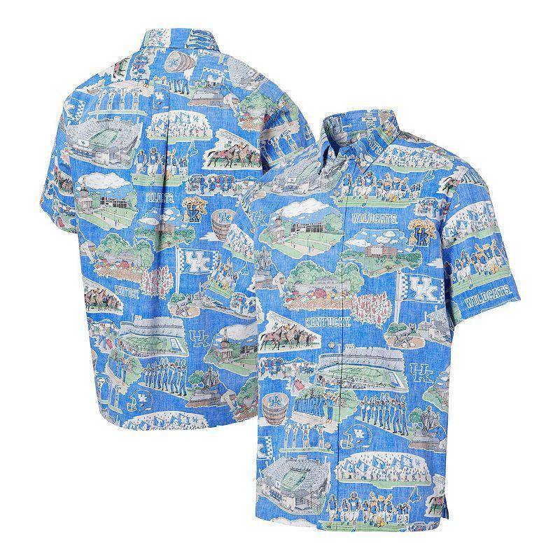 Mens Reyn Spooner Royal Kentucky Wildcats Scenic Button-Down Shirt Product Image