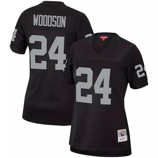 Womens Mitchell & Ness Charles Woodson Black Las Vegas Raiders Legacy Replica Team Jersey Product Image