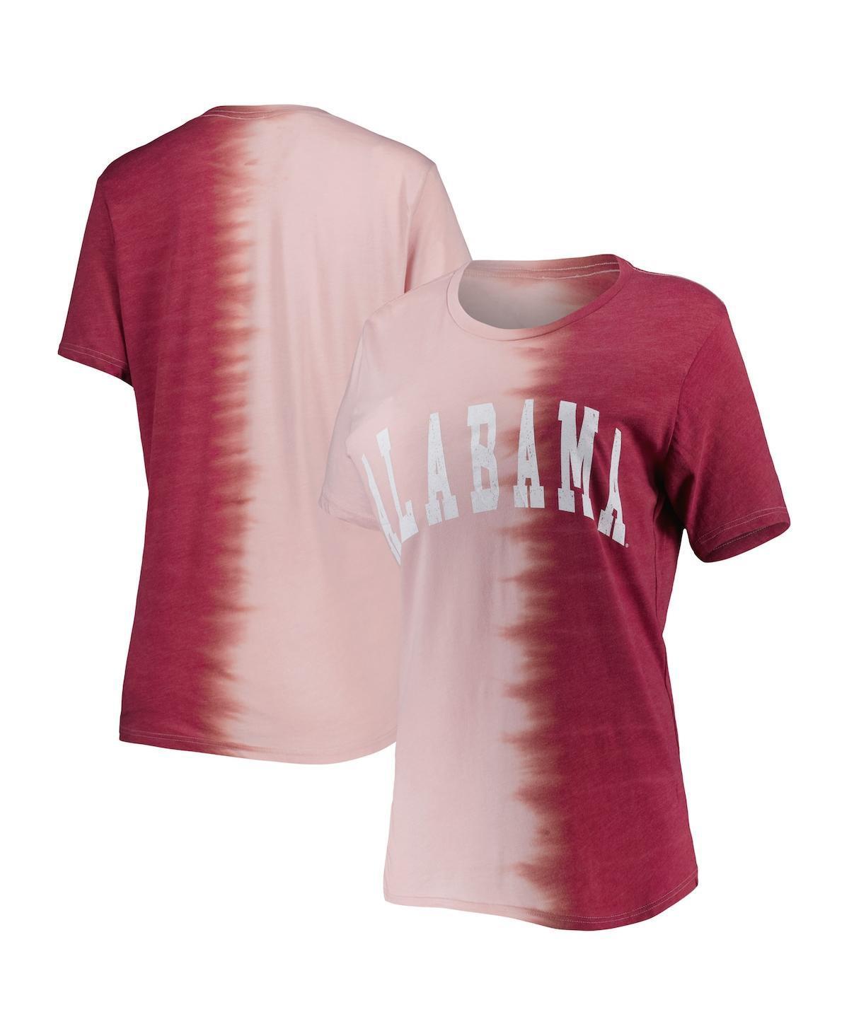 Womens Gameday Couture Crimson Alabama Crimson Tide Find Your Groove Split-Dye T-shirt Product Image