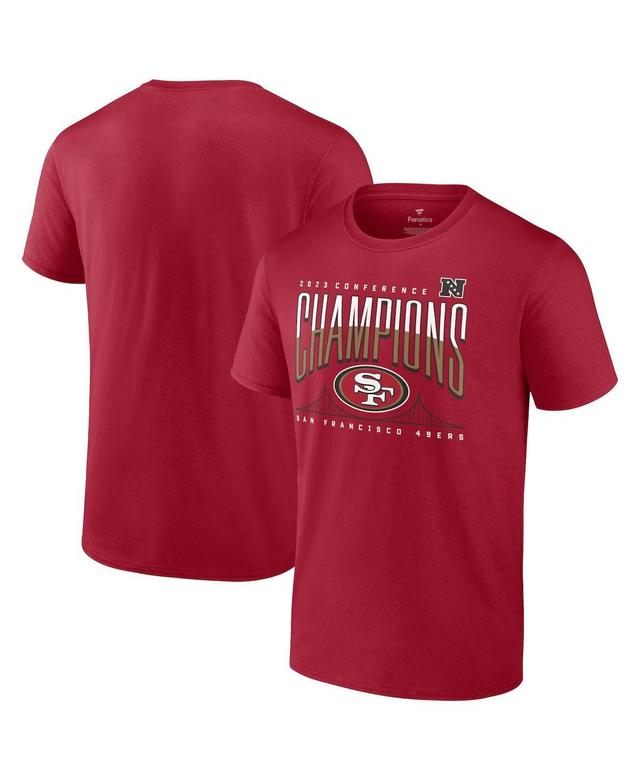 Mens Fanatics Scarlet San Francisco 49ers 2023 Nfc Champions Not Done Yet Big and Tall T-shirt Product Image