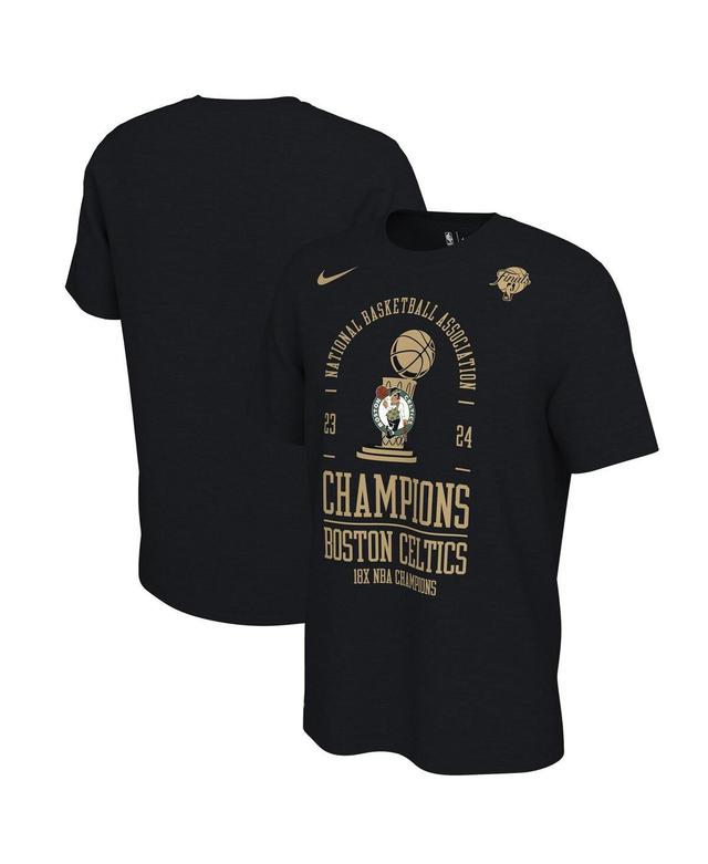 Nike Mens Black Boston Celtics 18-Time Nba Finals Champions Big Tall Locker Room T-Shirt Product Image