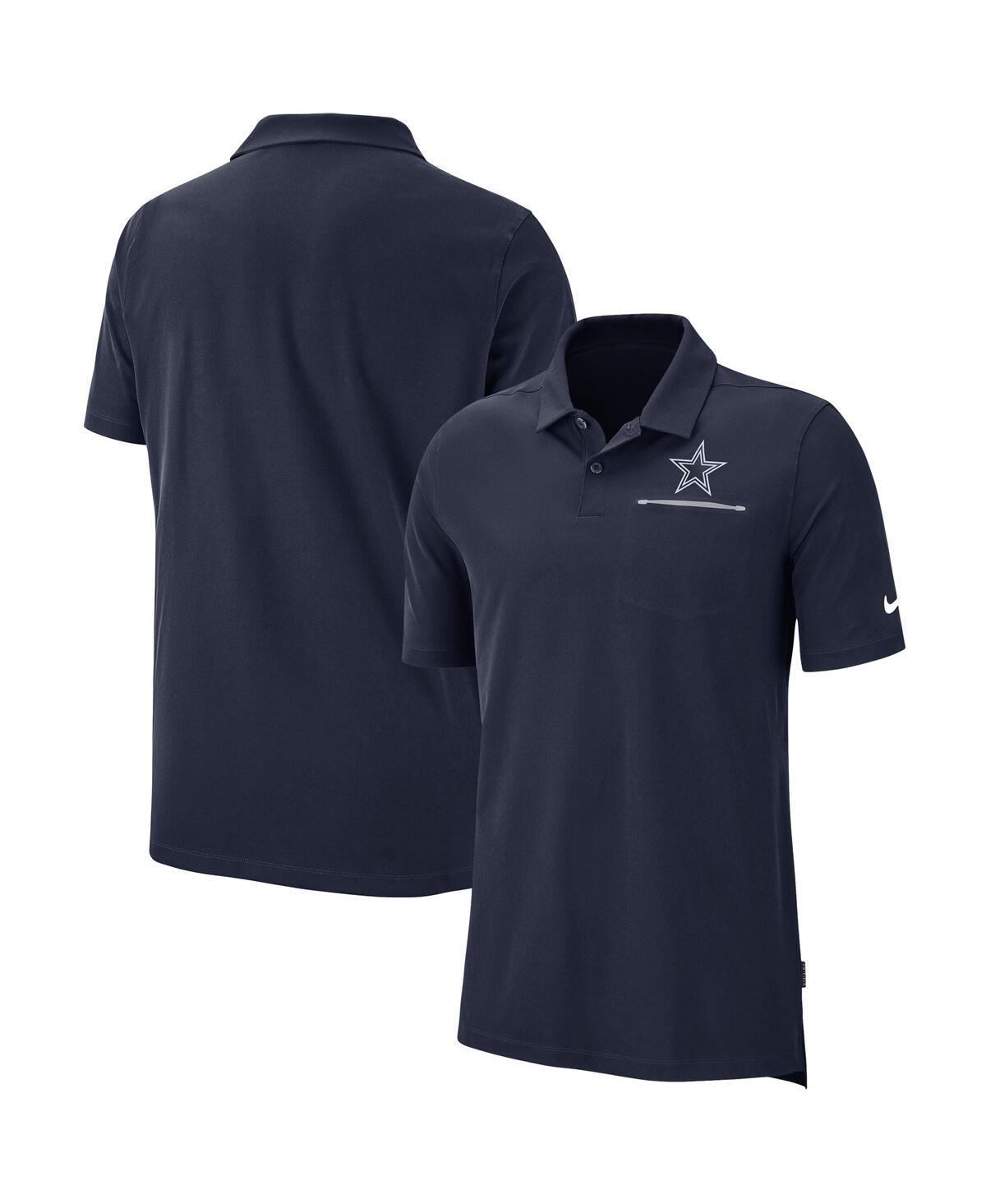 Mens Nike Navy Dallas Cowboys Sideline Elite Performance Polo Product Image