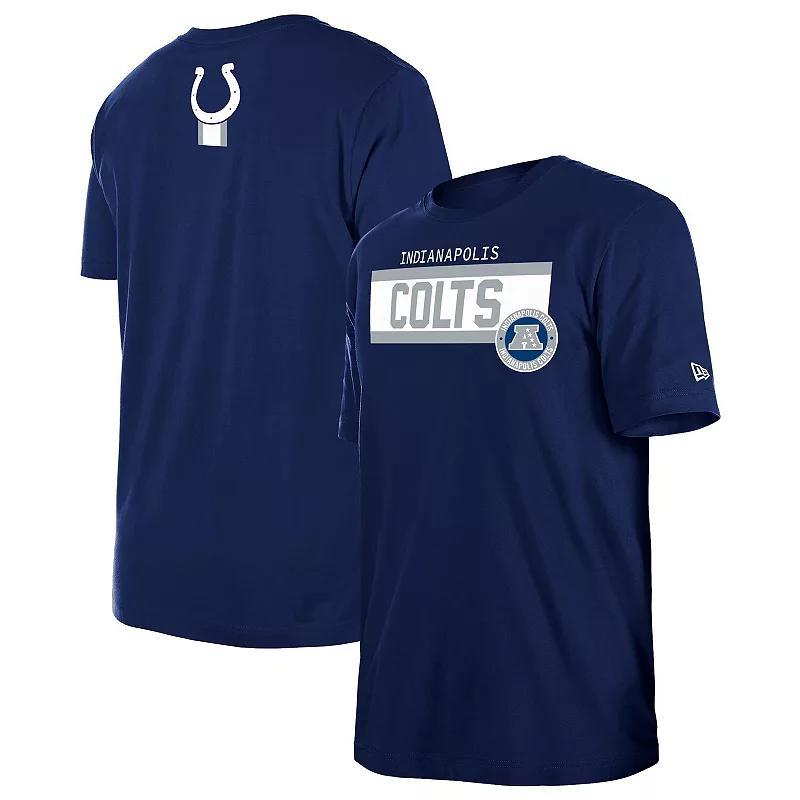 Mens New Era Indianapolis Colts 3rd Down Domestic T-Shirt Blue Product Image