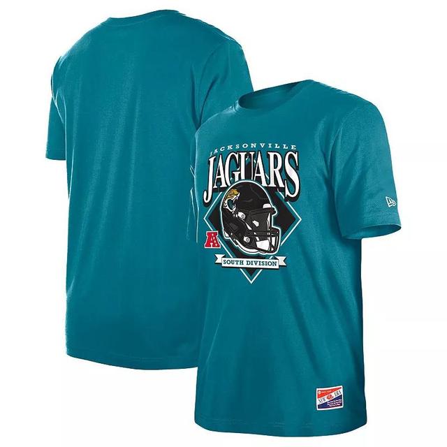 Mens New Era Black Jacksonville Jaguars Team Logo T-shirt Product Image