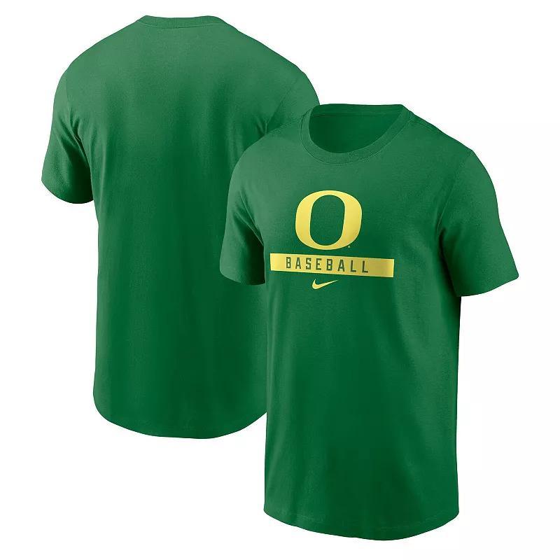 Nike Mens Green Oregon Ducks Baseball T-Shirt Product Image