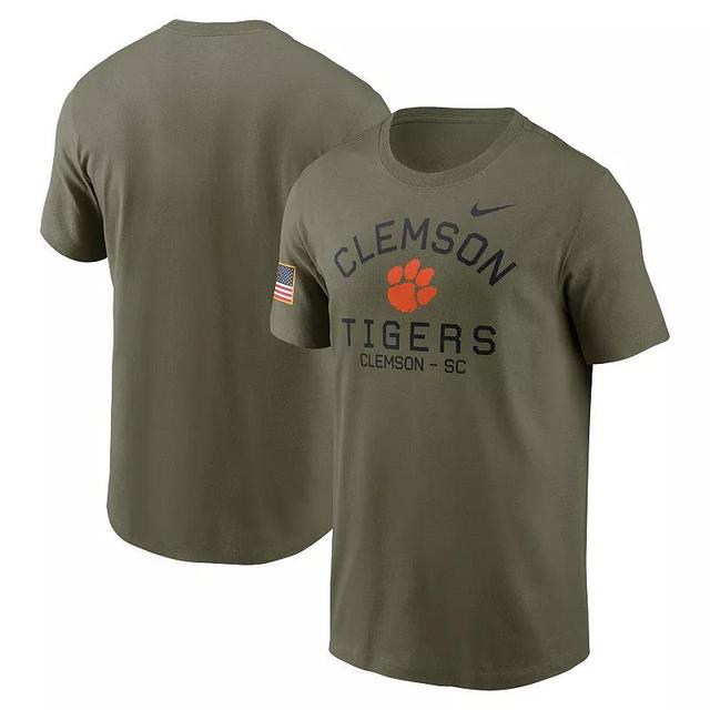 Mens Nike Olive Clemson Tigers 2024 Military Appreciation Performance T-Shirt Product Image