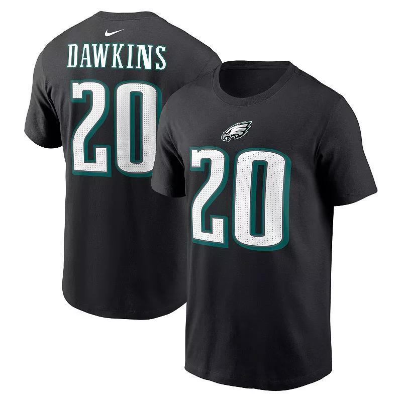 Mens Nike Brian Dawkins Philadelphia Eagles Retired Player Name & Number T-Shirt Product Image