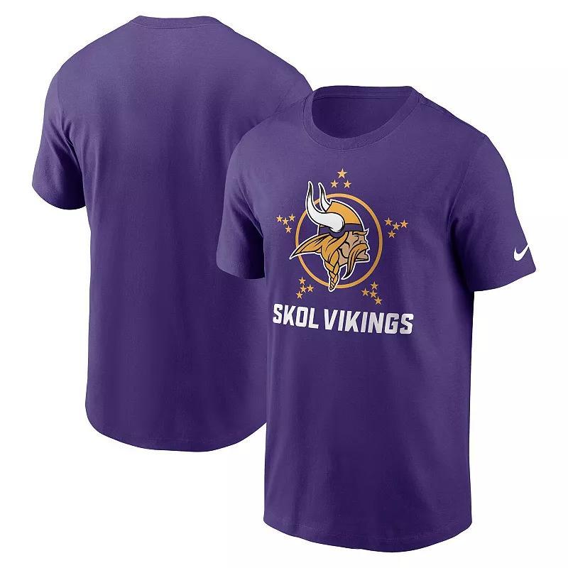 Mens Nike  Purple Minnesota Vikings Local Essential T-Shirt Product Image