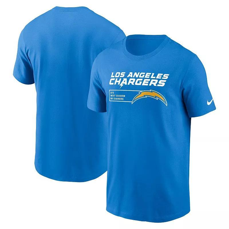 Mens Nike Powder Blue Los Angeles Chargers Division Essential T-Shirt Product Image