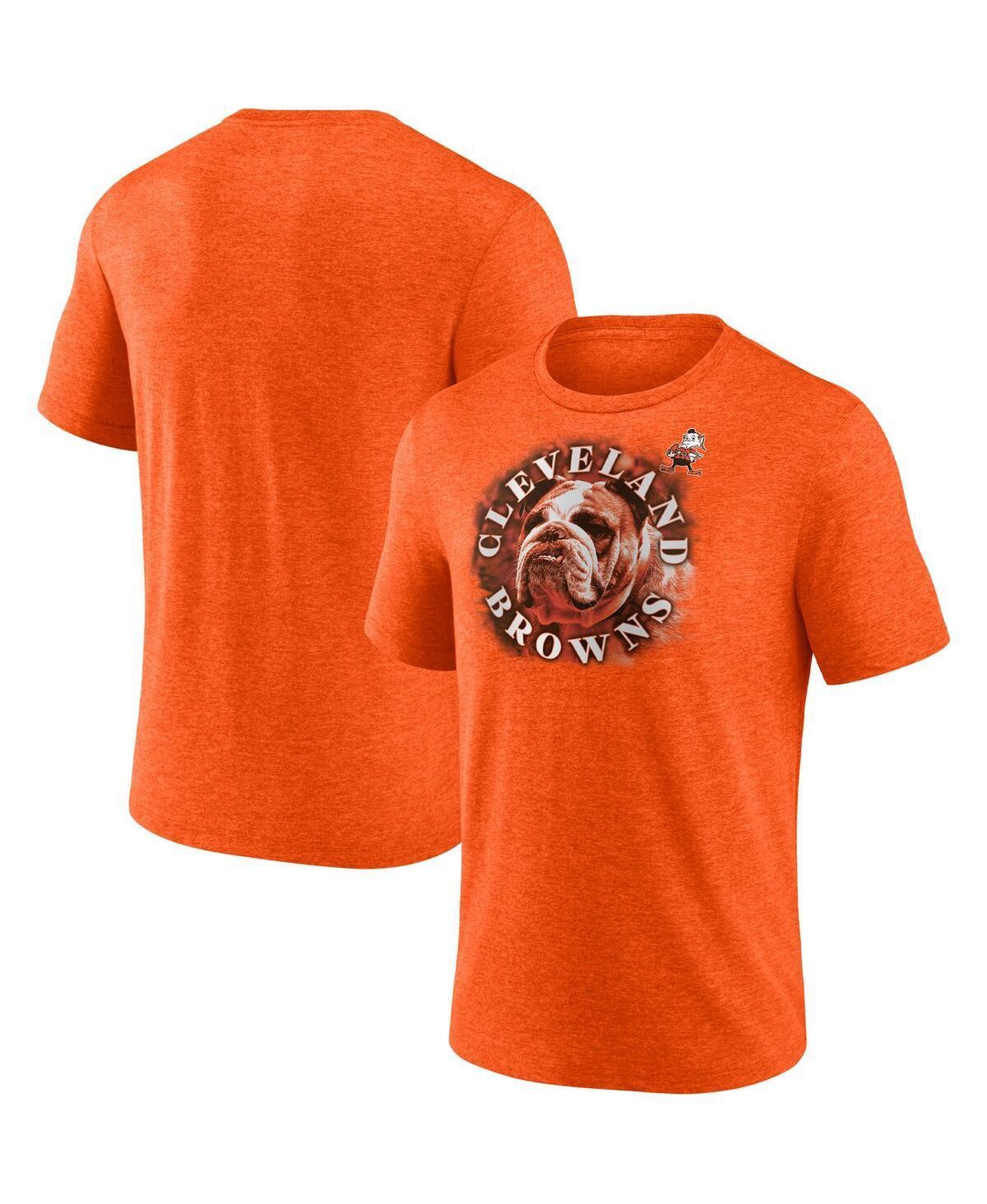 Mens Fanatics Branded Heathered Cleveland Browns Tri-Blend Sporting Chance T-Shirt Product Image