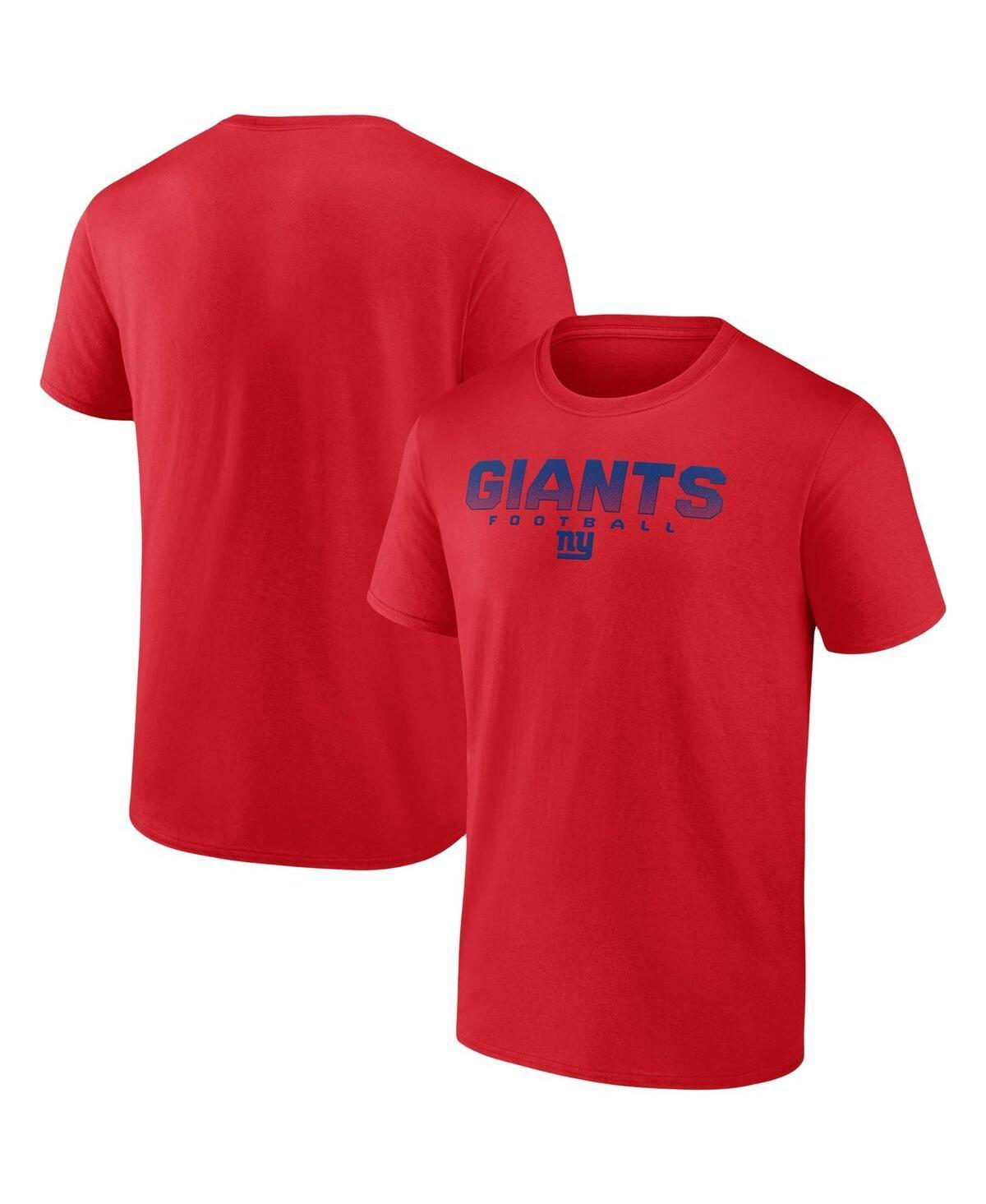 Mens Fanatics Heather Red New York Giants Utility Player T-shirt Product Image