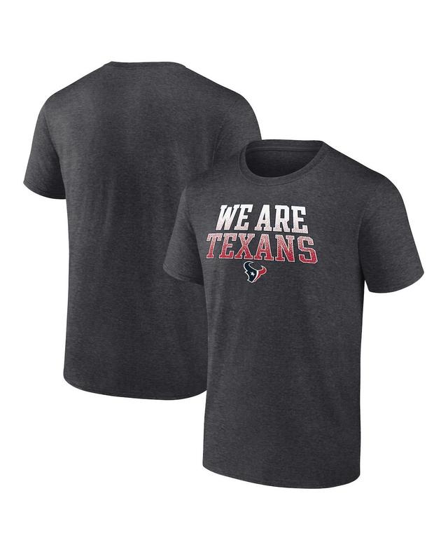 Mens Fanatics Branded Charcoal Houston Texans Big & Tall We Are Texans Statement T-Shirt Product Image