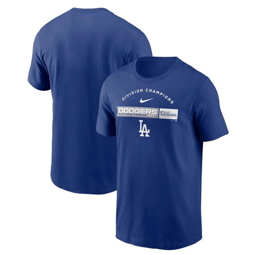 NIKE Los Angeles Dodgers 2023 National League West Champions  Men's Mlb T-shirt In Blue Product Image