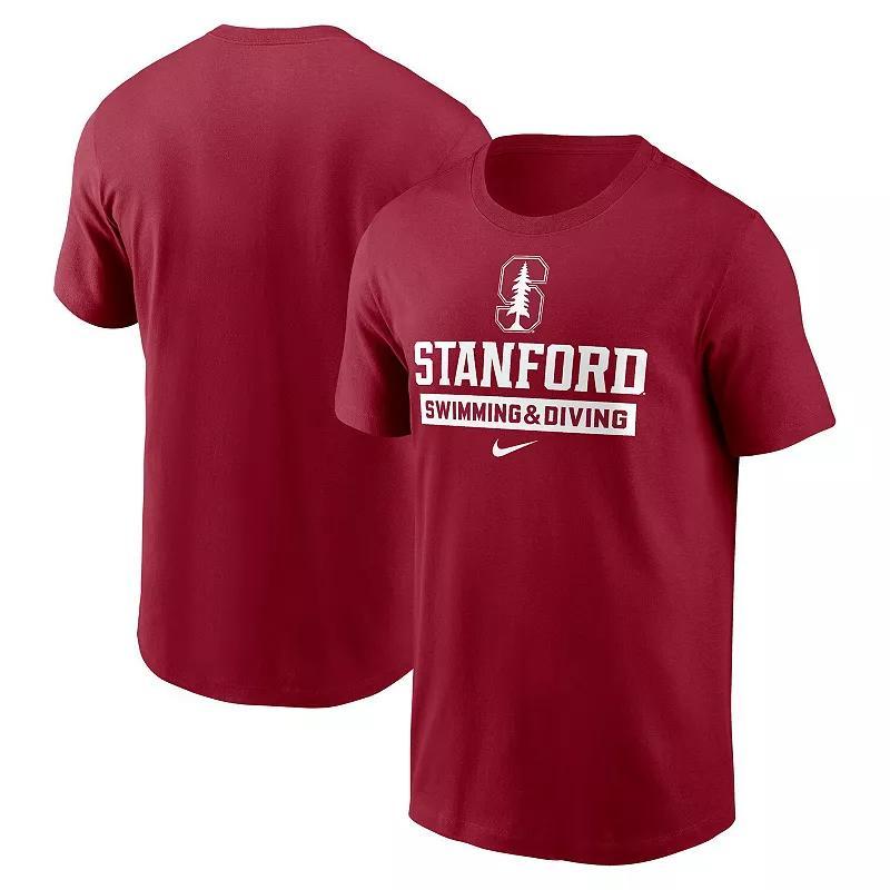 Mens Nike Cardinal Stanford Cardinal Swimming & Diving T-Shirt Product Image