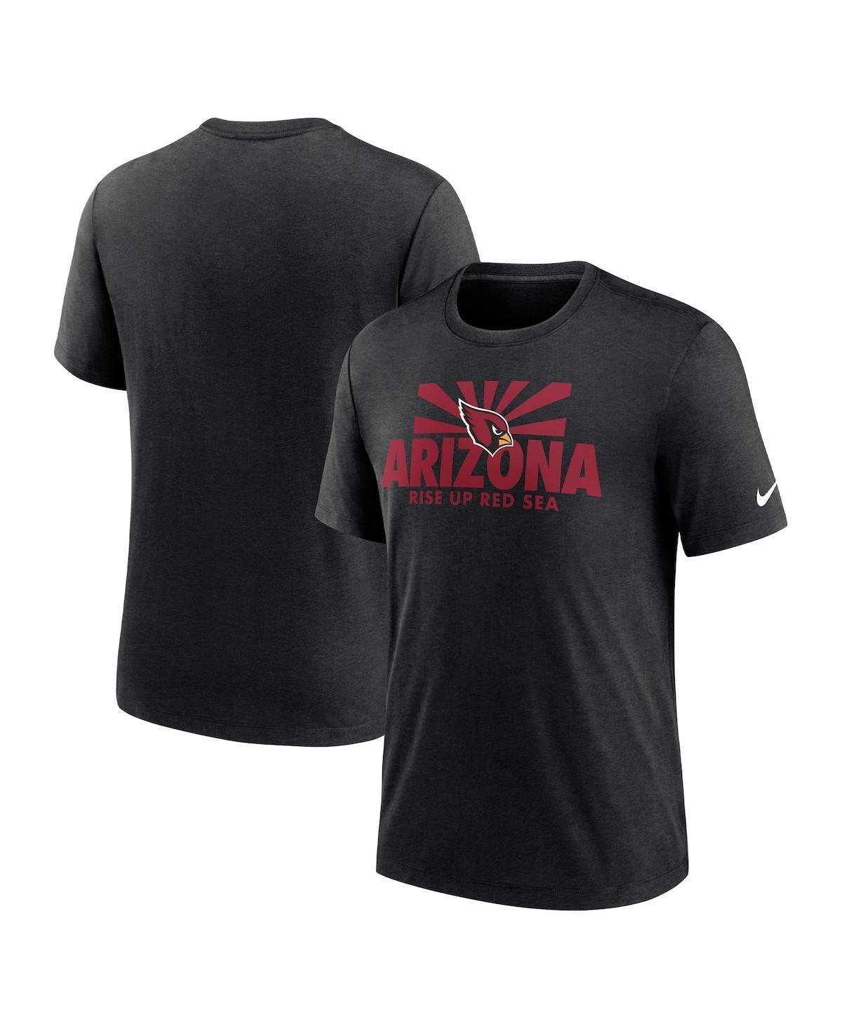 Mens Nike Heathered Black Arizona Cardinals Local Tri-Blend T-shirt Product Image