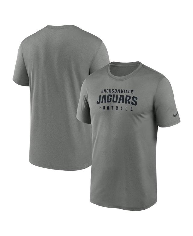 Mens Nike Heather Gray Jacksonville Jaguars Sideline Legend Performance T-shirt Product Image