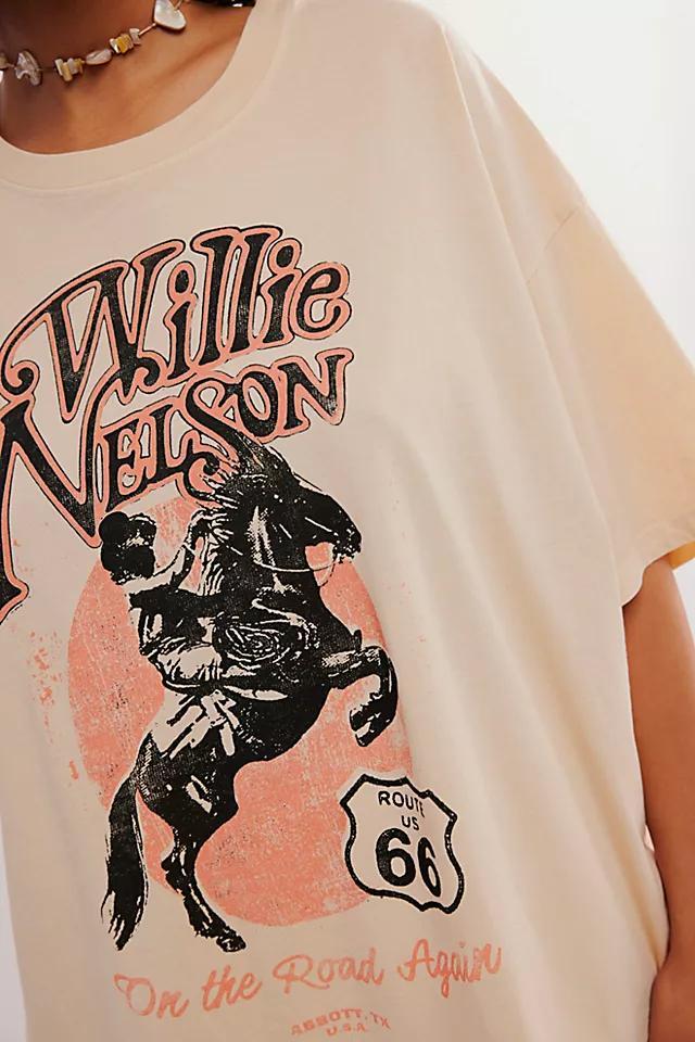 Daydreamer Willie Nelson Route 66 One-Size Tee Product Image