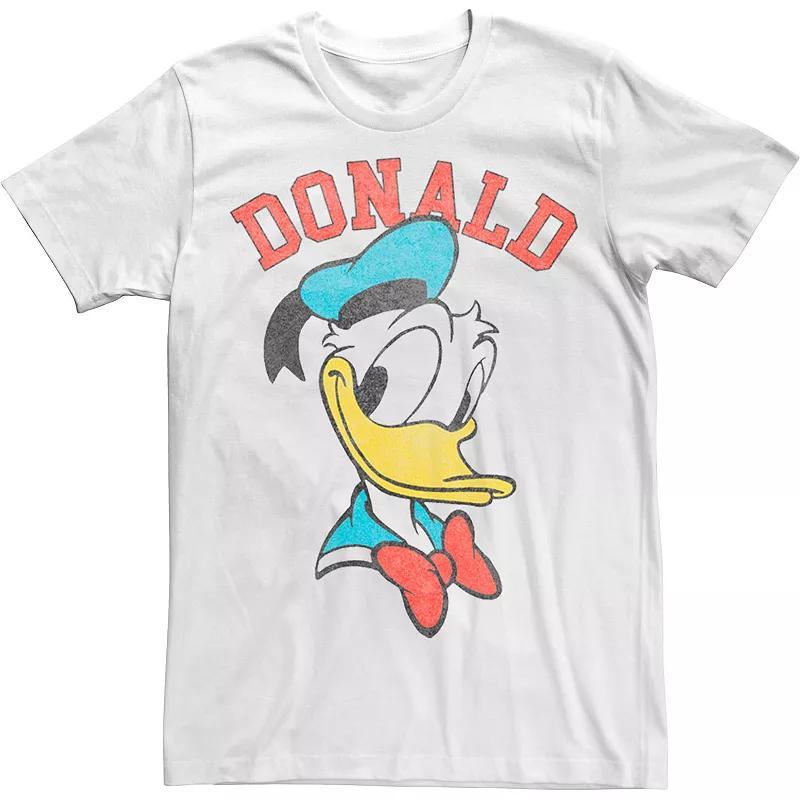 Mens Disney Mickey And Friends Donald Duck Happy Big Face Tee Product Image