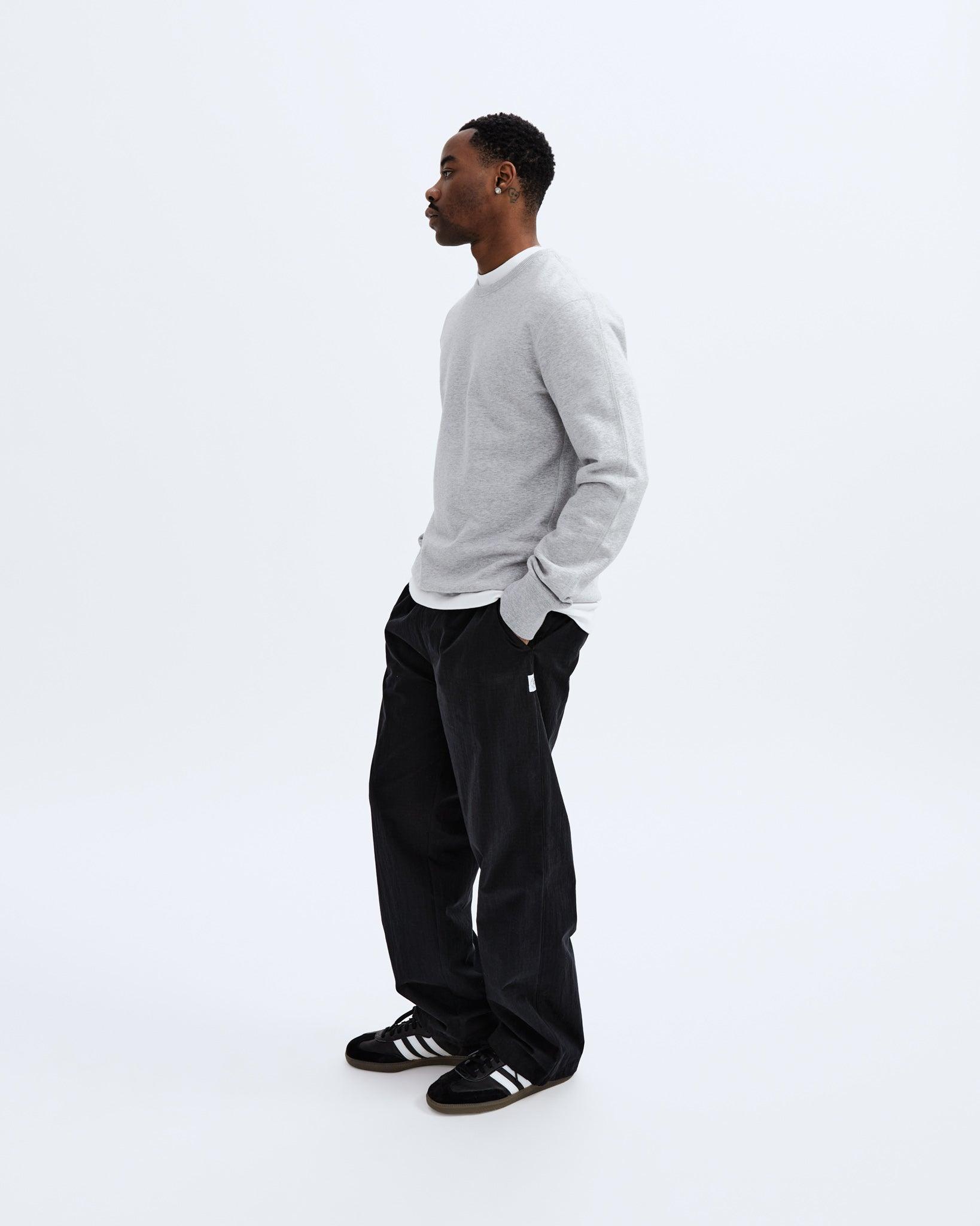 Midweight Terry Slim Crewneck Male Product Image