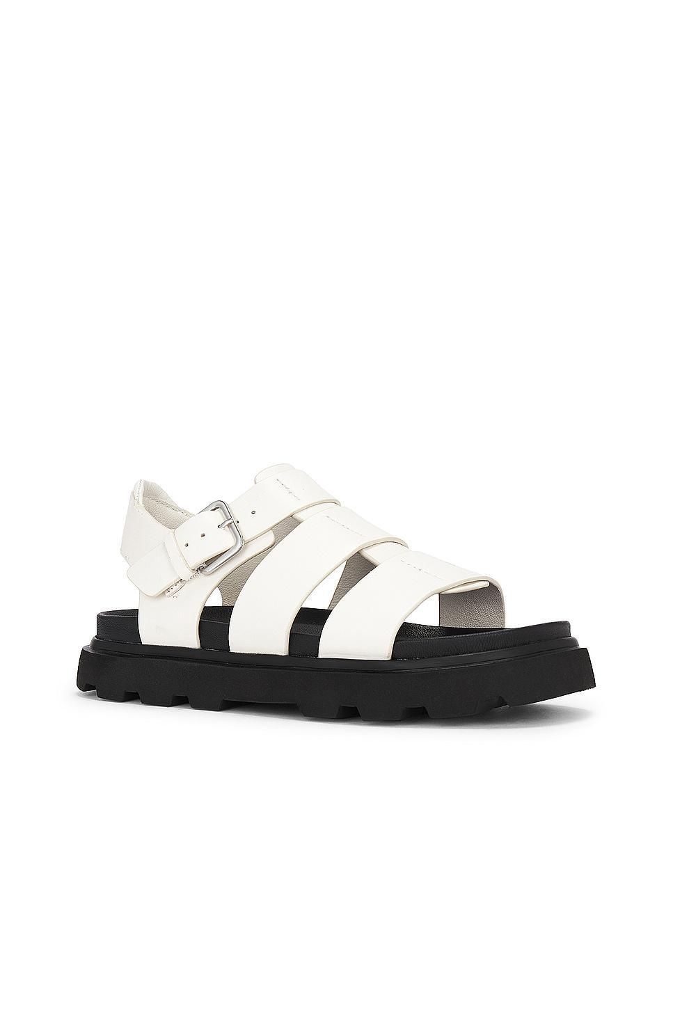 UGG Capitelle Strap Sandal in White Product Image