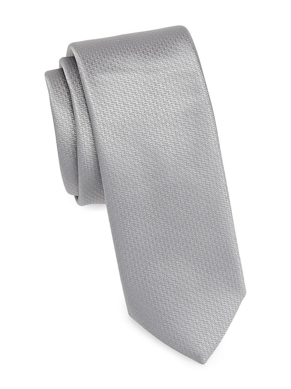 Mens COLLECTION Formal Skinny Silk Tie Product Image