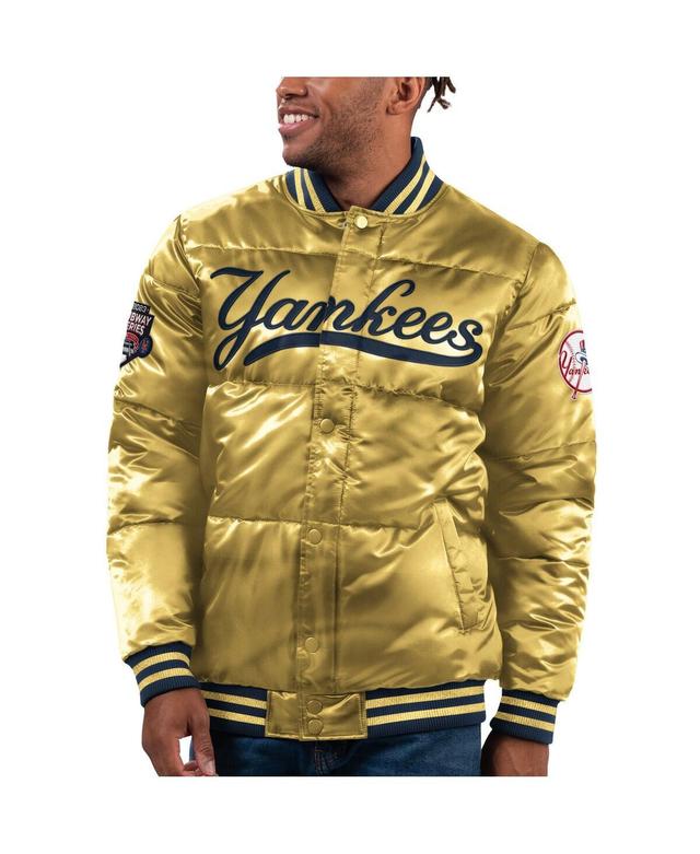 Mens Starter Gold New York Yankees 2023 Subway Series Bronx Bomber Full-Snap Jacket Product Image