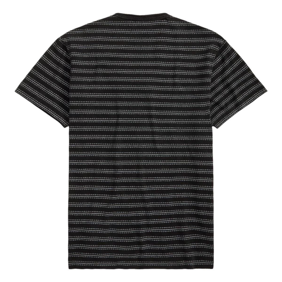 Indigo Striped Jersey T-Shirt Black Multi Product Image