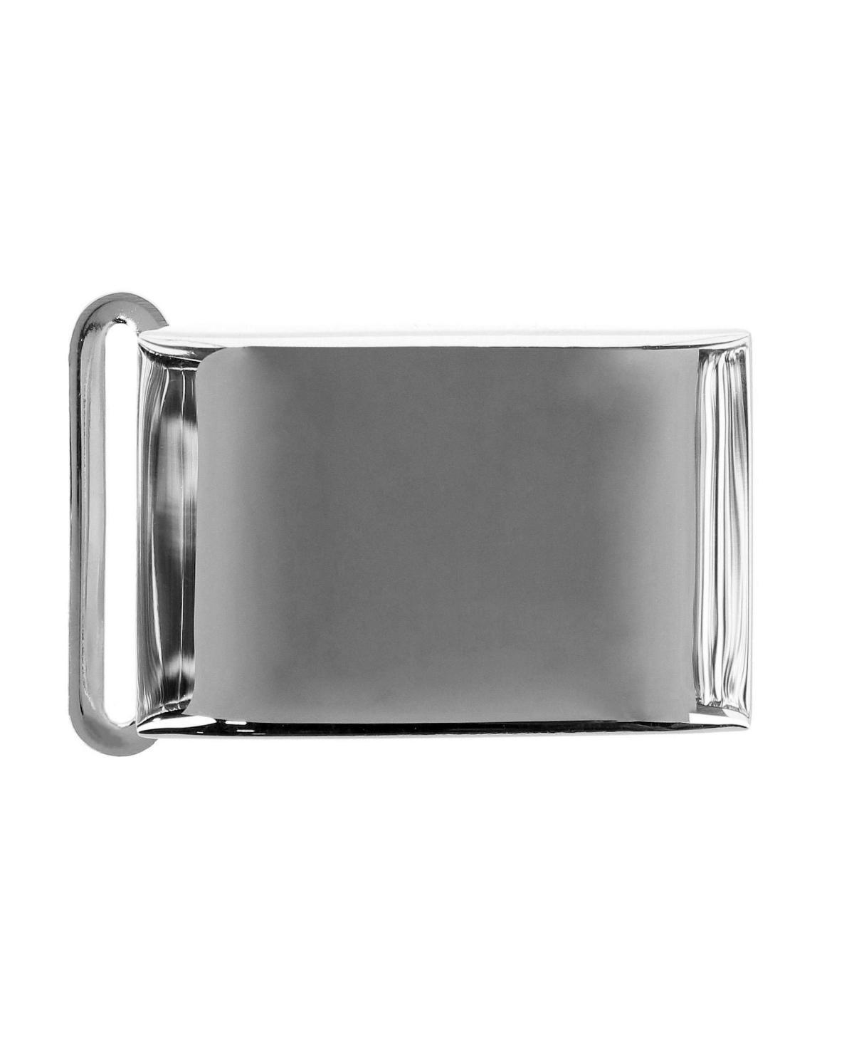 Trafalgar Mens 25mm Smooth Polished Finish Compression Belt Buckle Product Image