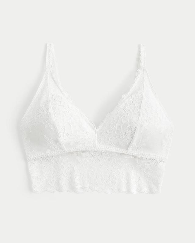 Lace Longline Triangle Bralette Product Image