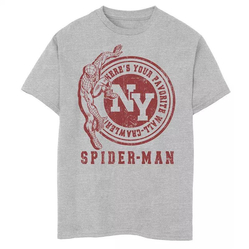 Boys 8-20 Marvel Spider-Man Favorite Rock Crawler Graphic Tee, Boys Athletic Grey Product Image