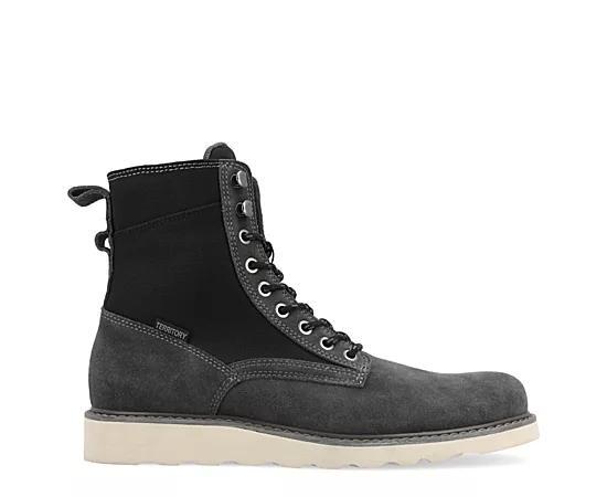 Territory Elevate Mens Tru Comfort Foam Lace-up Leather Ankle Boots Product Image