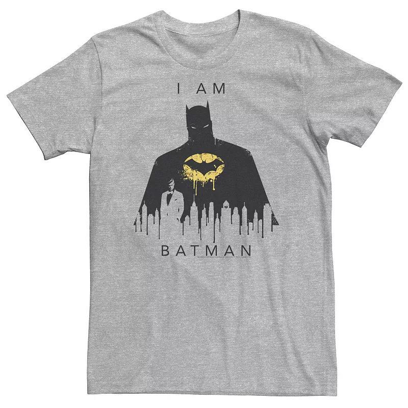 Big & Tall DC Comics I Am Batman Skyline Poster Tee, Mens Product Image