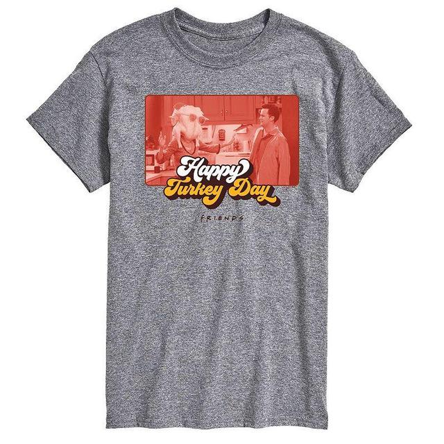 Big & Tall Friends Happy Turkey Day Graphic Tee, Mens Product Image