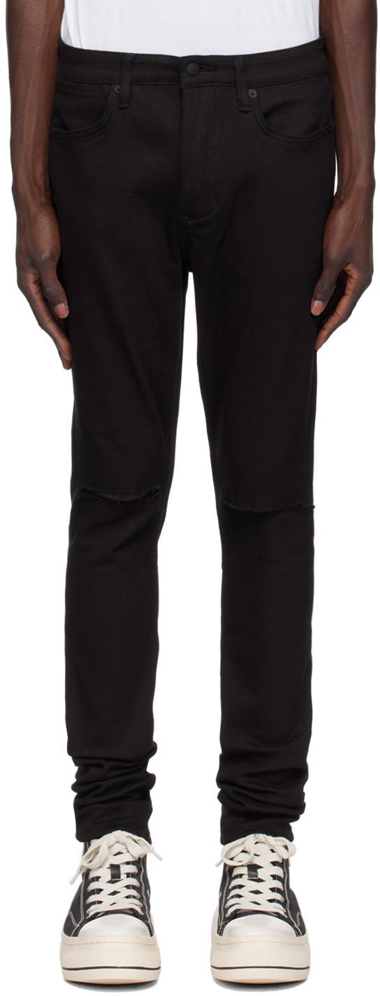 Black Van Winkle Ace Slice Jeans Product Image