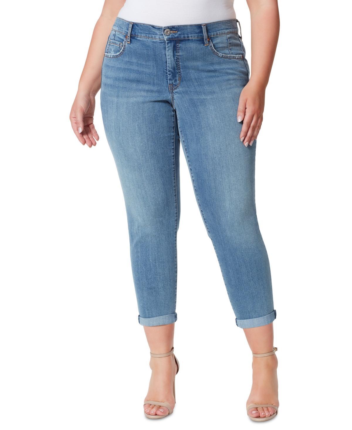 Jessica Simpson Plus Size Mika Best Friend Slouchy Skinny Jeans Product Image