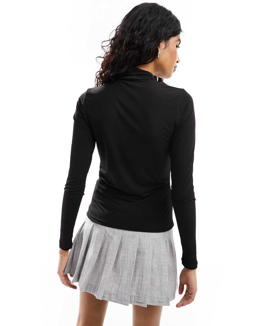 Vero Moda Aware slinky high neck top Product Image