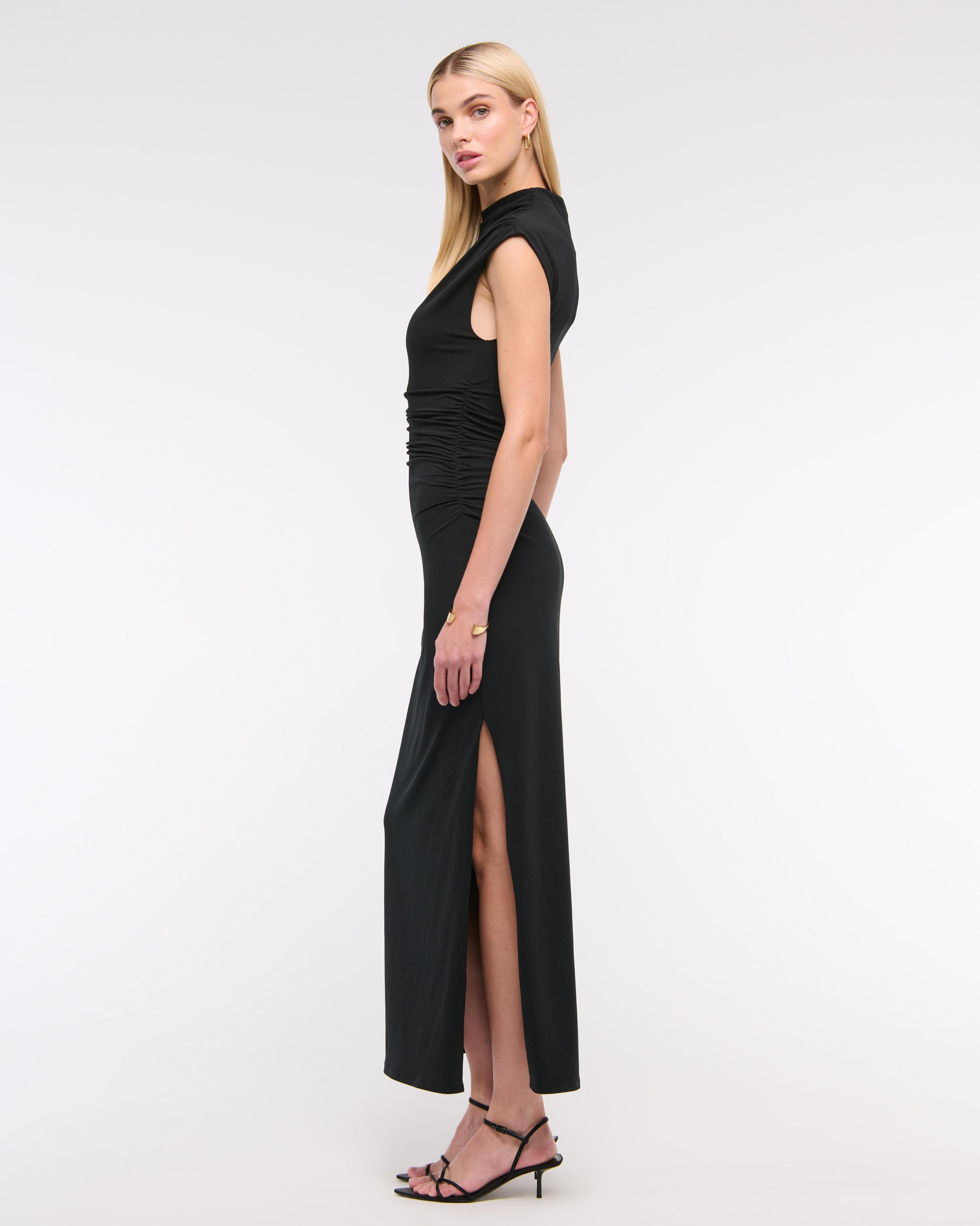 Mockneck Knit Midi Dress Product Image