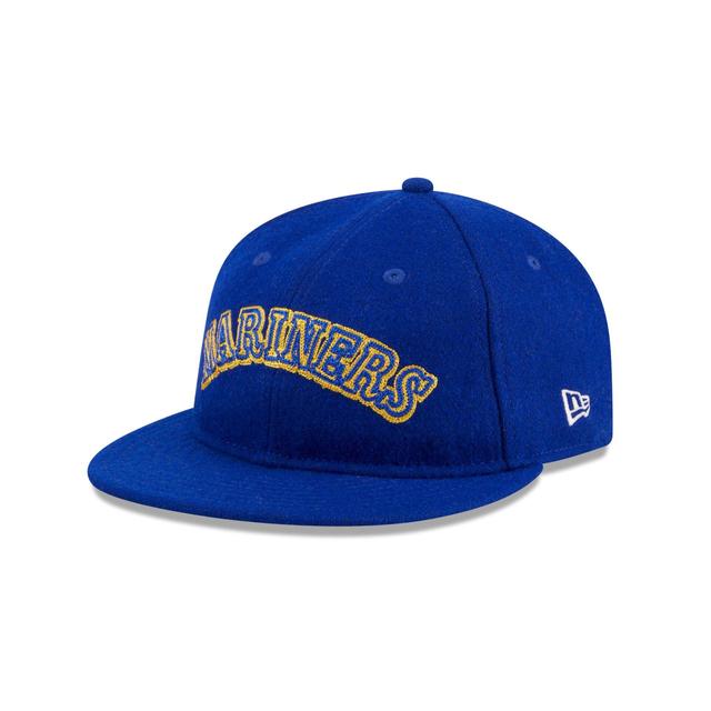 Seattle Mariners Melton Wool Retro Crown 9FIFTY Adjustable Hat Male Product Image