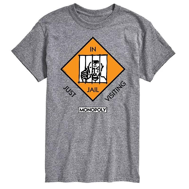 Big & Tall Monopoly In Jail Just Visiting Graphic Tee, Mens Product Image