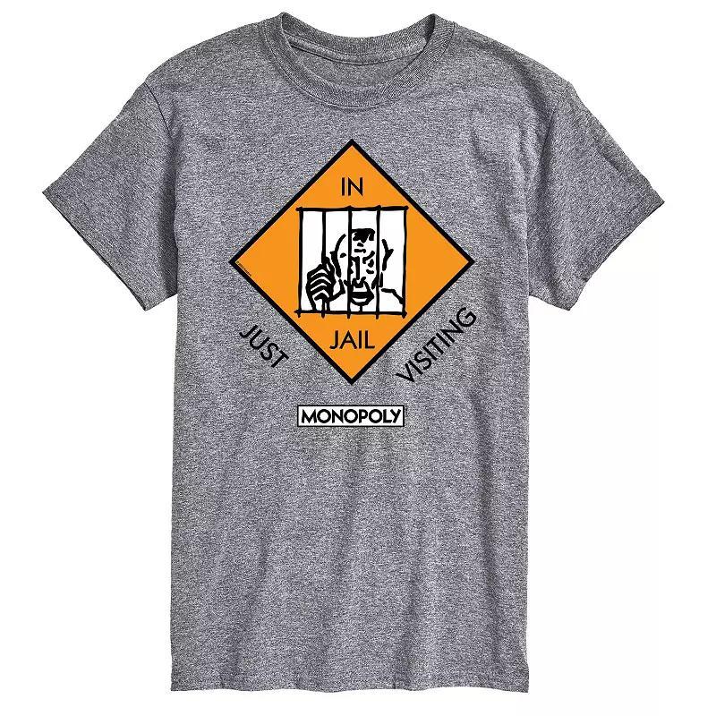 Big & Tall Monopoly In Jail Just Visiting Graphic Tee, Mens Product Image