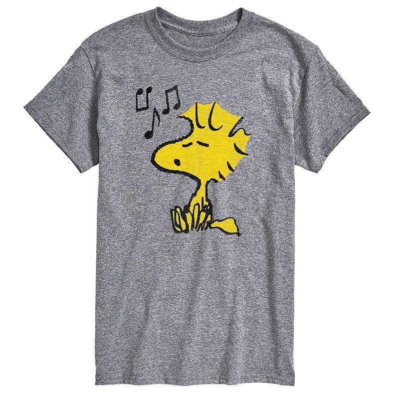 Mens Peanuts Woodstock Singing Graphic Tee Product Image