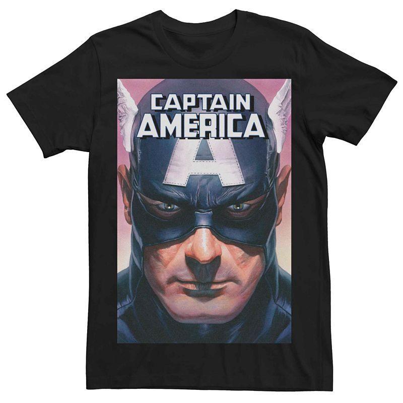 Mens Captain America Portrait Tee Product Image