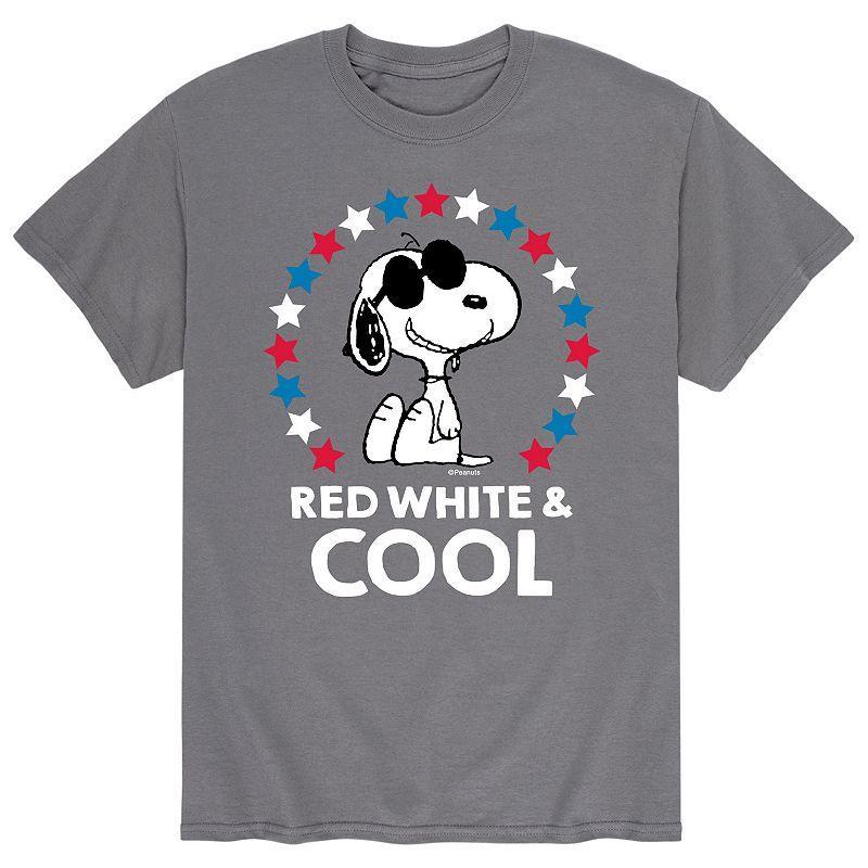 Mens Peanuts Red White And Cool Tee Product Image