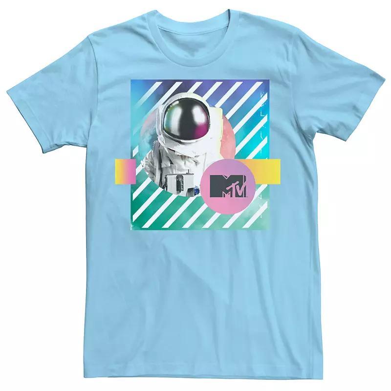 Mens MTV VMA Astronaut Neon Stripped Tee Product Image