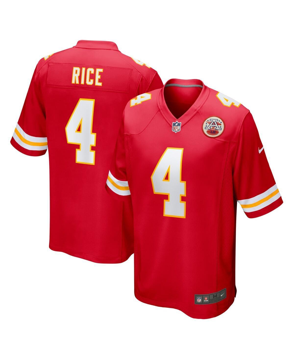 Mens Nike Rashee Rice Red Kansas City Chiefs Game Jersey - Red Product Image