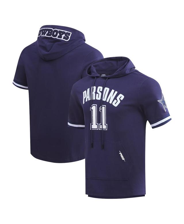 Pro Standard Mens Micah Parsons Navy Dallas Cowboys Player Name Number Hoodie T-Shirt Product Image